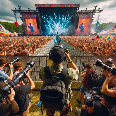 fenced media pit